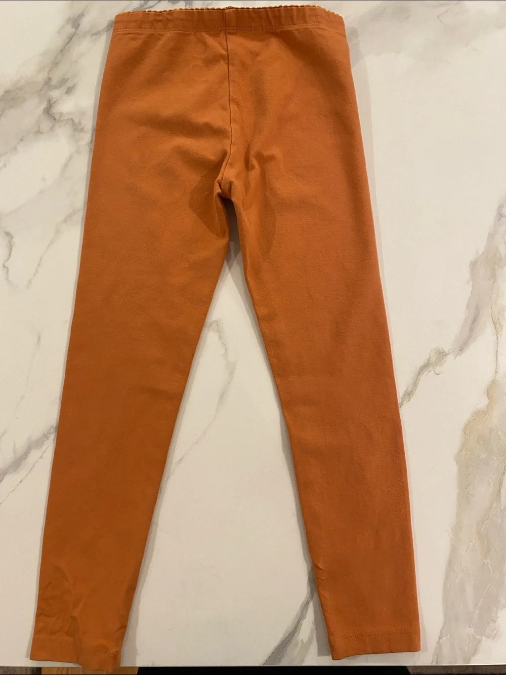 The Tea Collection Solid Leggings size 6 blue and a pumpkin color